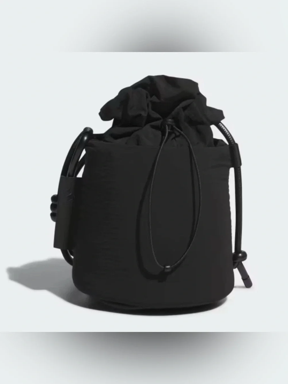 Adidas Black Puffer Bucket Bag with Drawstring Bag
